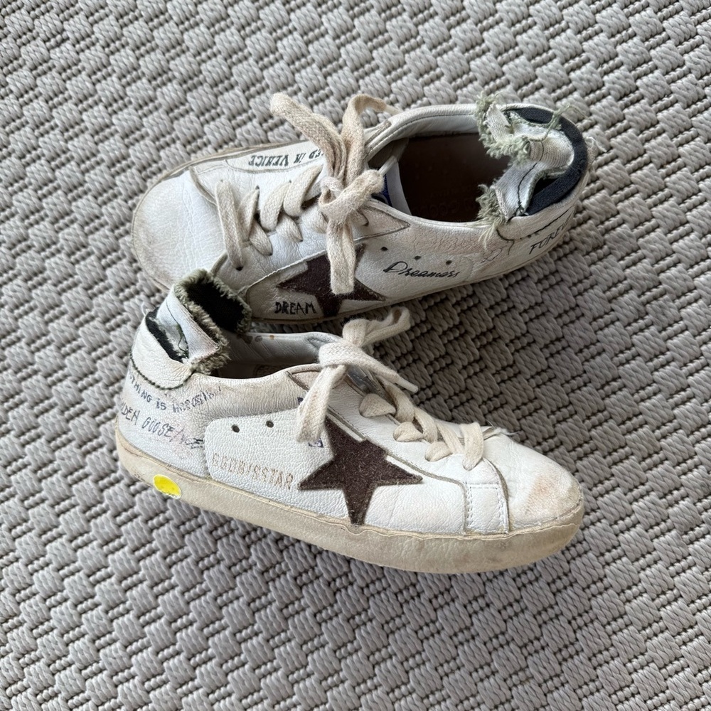 Golden Goose kids superstar sneakers